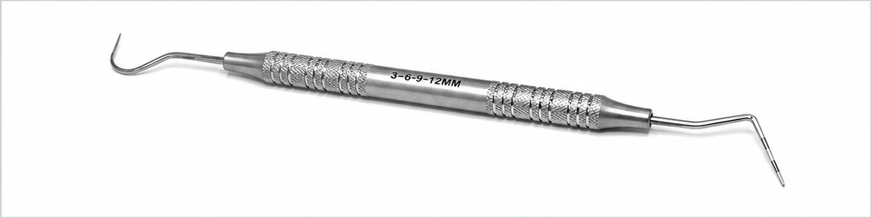Professional Dental Explorer – WHO-23 Double Ended Probe